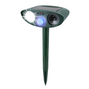 Ultraschall -Kaninchen -Repeller - Solar angetrieben und blinkendes Licht - Kaninchen loswerden 0