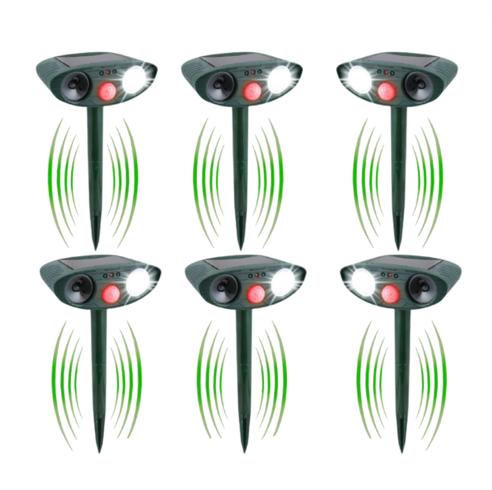Ultrasonic Chipmunk Repeller - Solar angetrieben - werden in 48 Stunden Chipmunks los 0