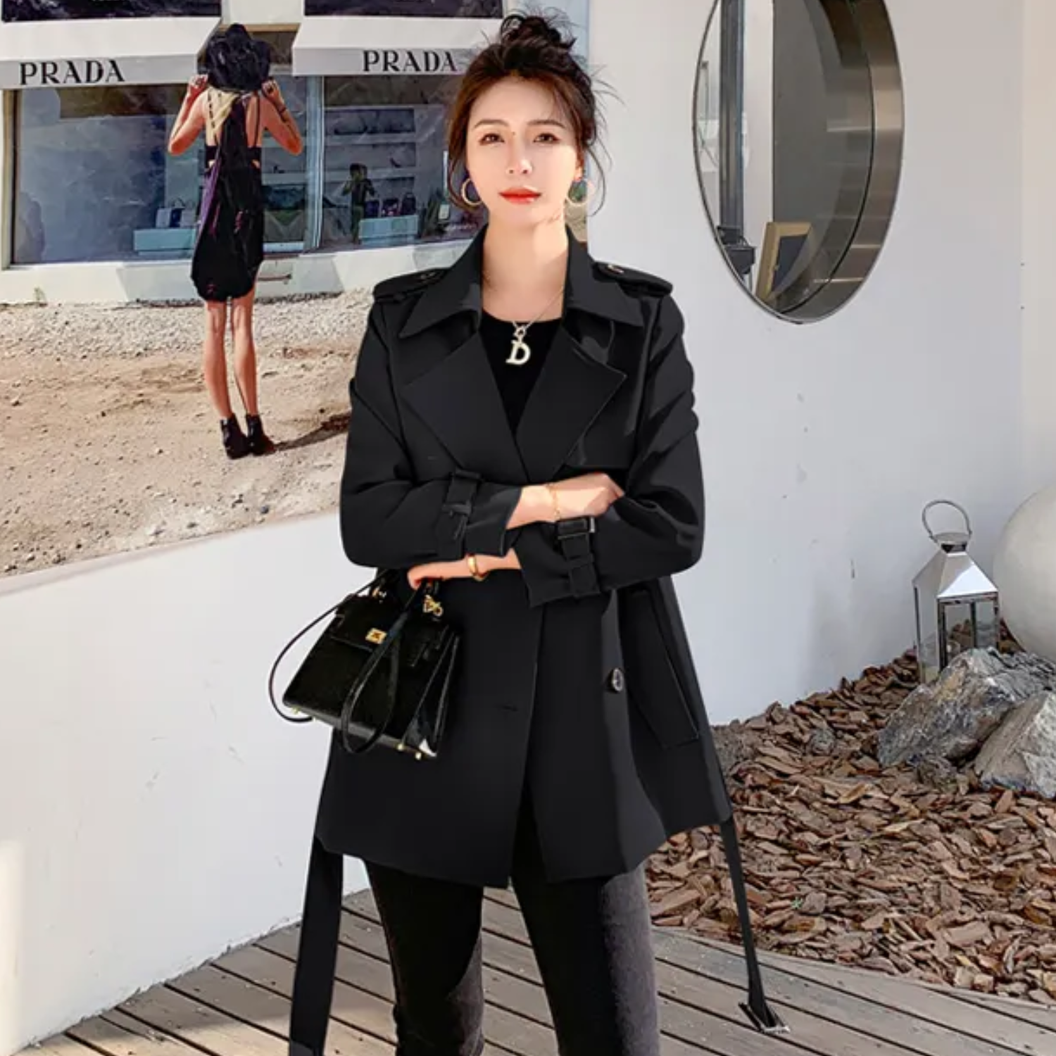 Milan| Avslappnad dam-trenchcoat