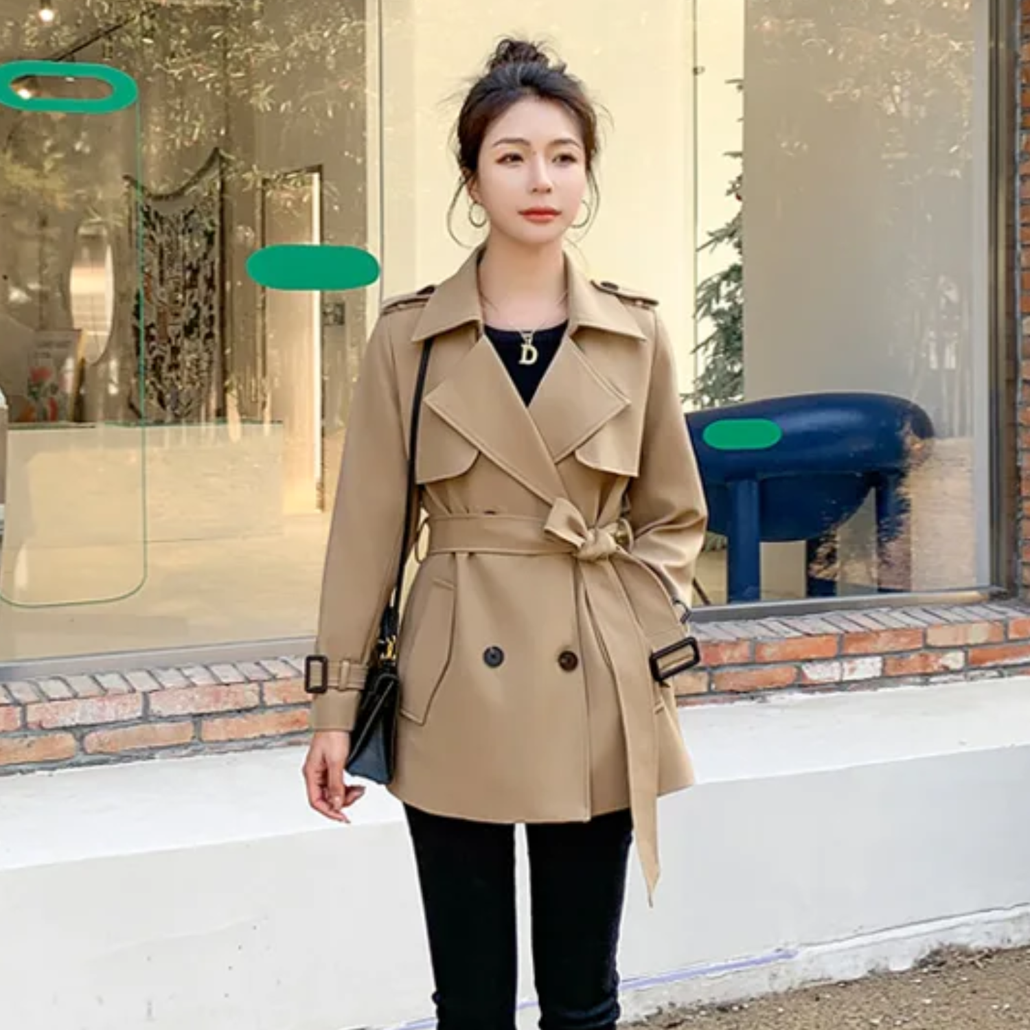 Milan| Avslappnad dam-trenchcoat