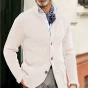 Brix | Stilren och varm herrstrickcardigan