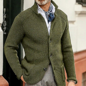 Brix | Stilren och varm herrstrickcardigan