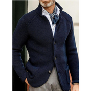 Brix | Stilren och varm herrstrickcardigan
