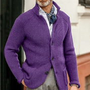 Brix | Stilren och varm herrstrickcardigan