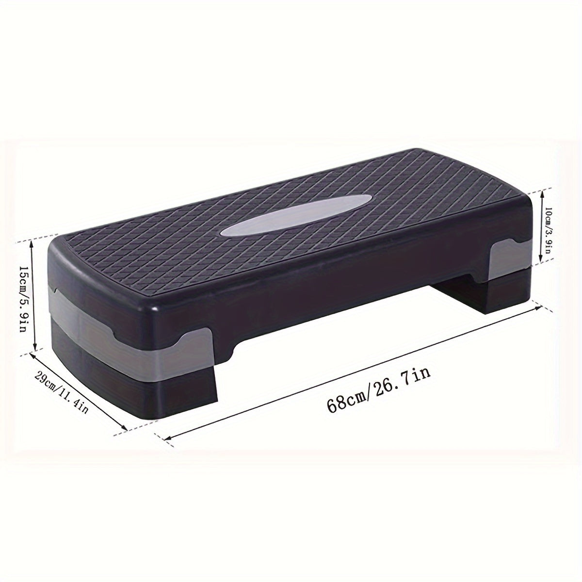 Verstellbarer Aerobic-Stepper mit rutschfester Oberfläche – perfekt für das Heim- und Fitnesstraining 0