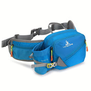 Vielseitige Laufgürteltasche mit Flaschenhalter – Strapazierfähiges Nylon mit Reißverschlüssen für Wanderungen und Marathonläufe. 1