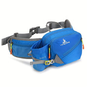 Vielseitige Laufgürteltasche mit Flaschenhalter – Strapazierfähiges Nylon mit Reißverschlüssen für Wanderungen und Marathonläufe. 6