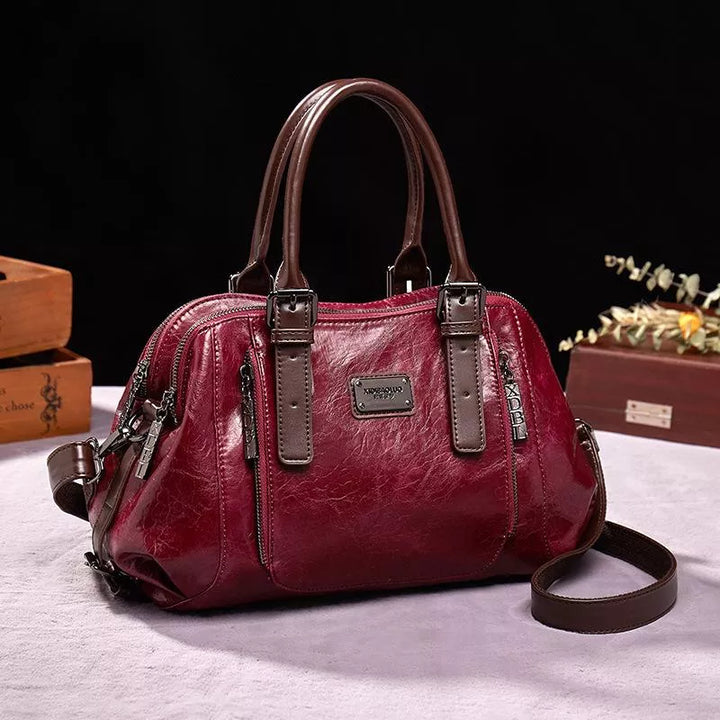 Vintage-Handtasche für Damen – Zeitlose Eleganz – Leder 0