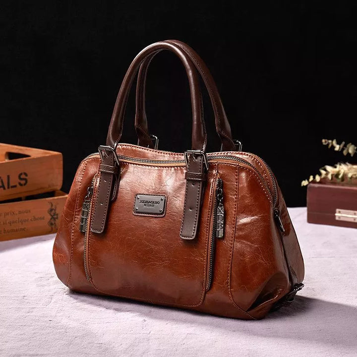 Vintage-Handtasche für Damen – Zeitlose Eleganz – Leder 4