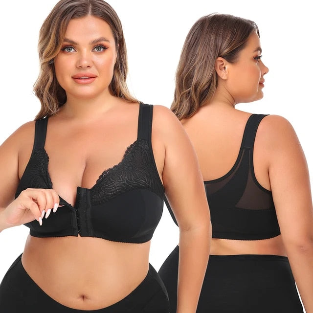 CARLA | Vorderverschluss- Bügelloser Komfort-BH Plus Size