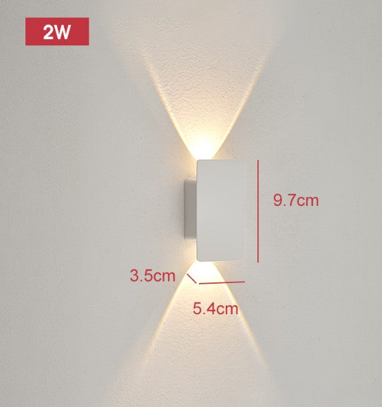 Triglow - Wasserdichte LED-Außenwandleuchte