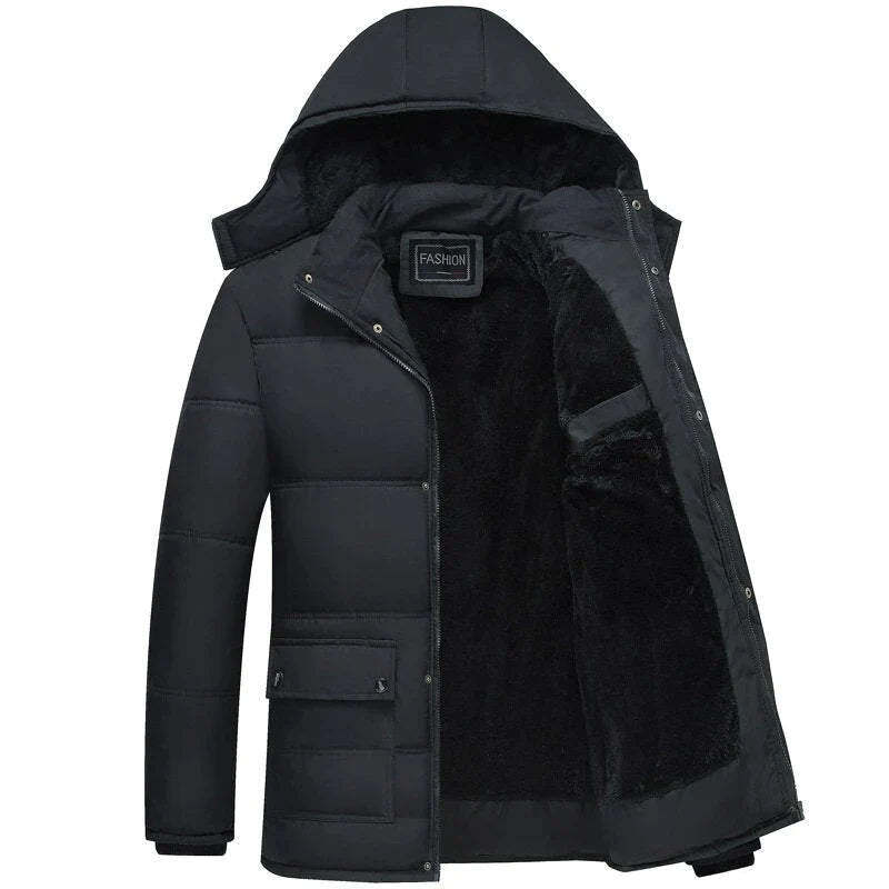 MARK | Kapuzen-Pufferjacke