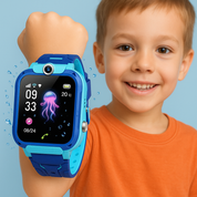 Wasserdichte GPS-Smartwatch für Kinder – SOS-Funktion und Sicherheitstracker für die Sicherheit der Eltern 0