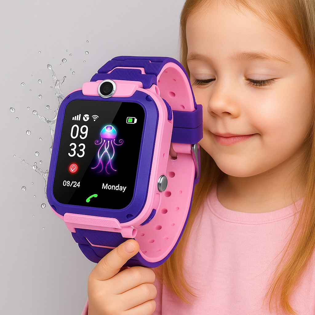 Wasserdichte GPS-Smartwatch für Kinder – SOS-Funktion und Sicherheitstracker für die Sicherheit der Eltern 5