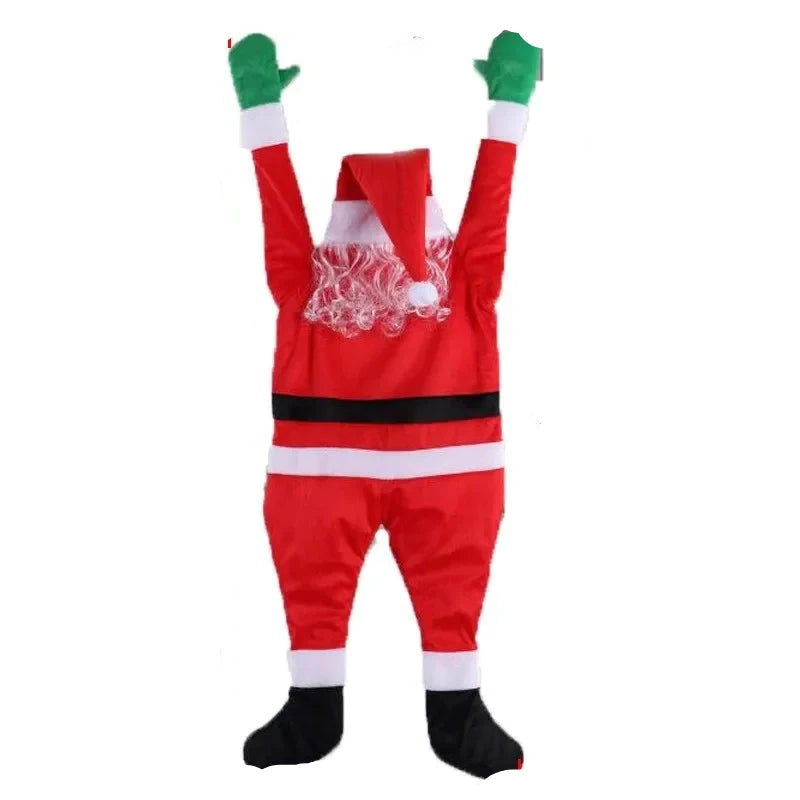 Weihnachtliche Eleganz | Hängender Weihnachtsmann für festliche Dekorationen 0