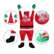 Weihnachtliche Eleganz | Hängender Weihnachtsmann für festliche Dekorationen 6