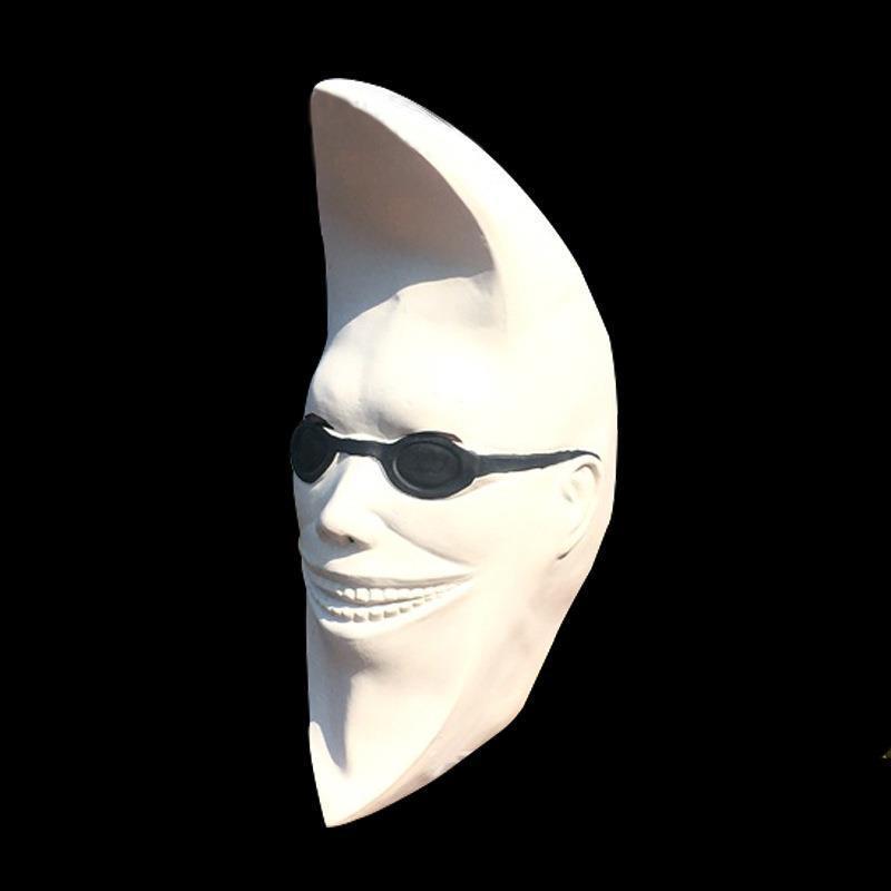 Weiße Mond-Kopfbedeckung, Mondmaske, Ballparty 1