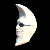 Weiße Mond-Kopfbedeckung, Mondmaske, Ballparty 2