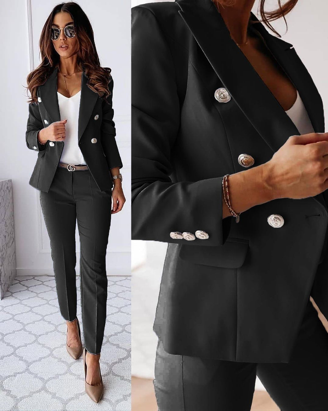 BRIANNA | Elegantes Design Damen Blazer-Set