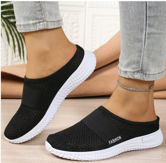 RINA | Slip-On damsneaker med kardborreband