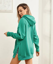 Audrey | Bekväm oversize-klänning med huva för damer