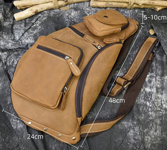 Milan | Frontier läder axelväska