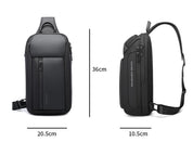 BANGE smart affärslaptop-ryggsäck, vattentät, för 15,6-17,3 tums laptops med 3.0 USB-laddningsport för män och kvinnor