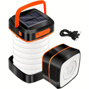 Wiederaufladbare LED -Camping -Laterne - kompaktes faltbares Licht für Outdoor -Abenteuer und Notfälle 0