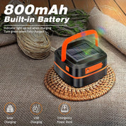 Wiederaufladbare LED -Camping -Laterne - kompaktes faltbares Licht für Outdoor -Abenteuer und Notfälle 4