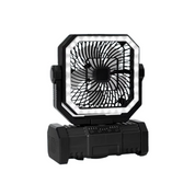 Wiederaufladbarer Campingventilator mit 20000 mAh Akku, 4 Geschwindigkeiten und LED-Laterne 8