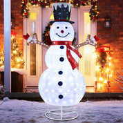 WinterGlow – Beleuchtete Pop-Up-Schneemann-Dekoration für Rasen oder Veranda 1