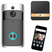 Wireless HD WiFi Video Türklingel - Nachtsicht und cordless Intercom 0