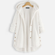 ALEXIS | Unisex Winter Wende-Fleece-Jacke mit Kapuze