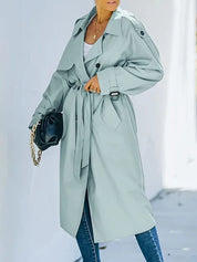 Brigitte | Elegant dubbelradig damtrenchcoat