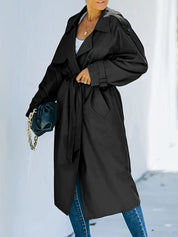 Brigitte | Elegant dubbelradig damtrenchcoat