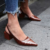 Alina | Krokoprint-Pumps – Elegans som gör intryck
