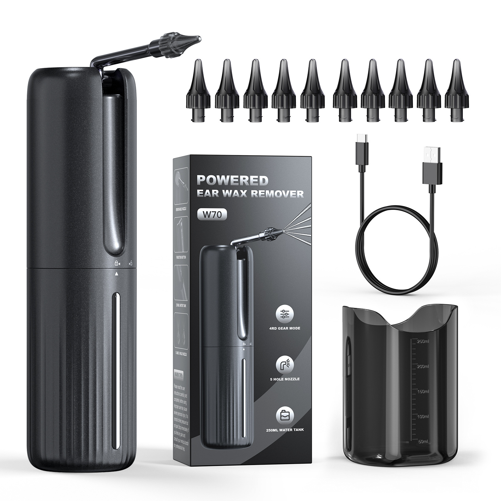 Wush Pro Ohrreiniger - Effektive Ohrreinigungslösung für sauberere, gesündere Ohren 0
