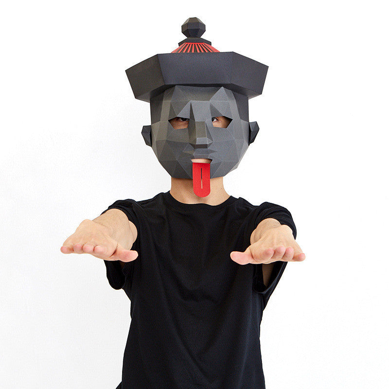 Zombie Halloween Maske Kreative Papier Form Kopfbedeckungen Scary Gesicht 4