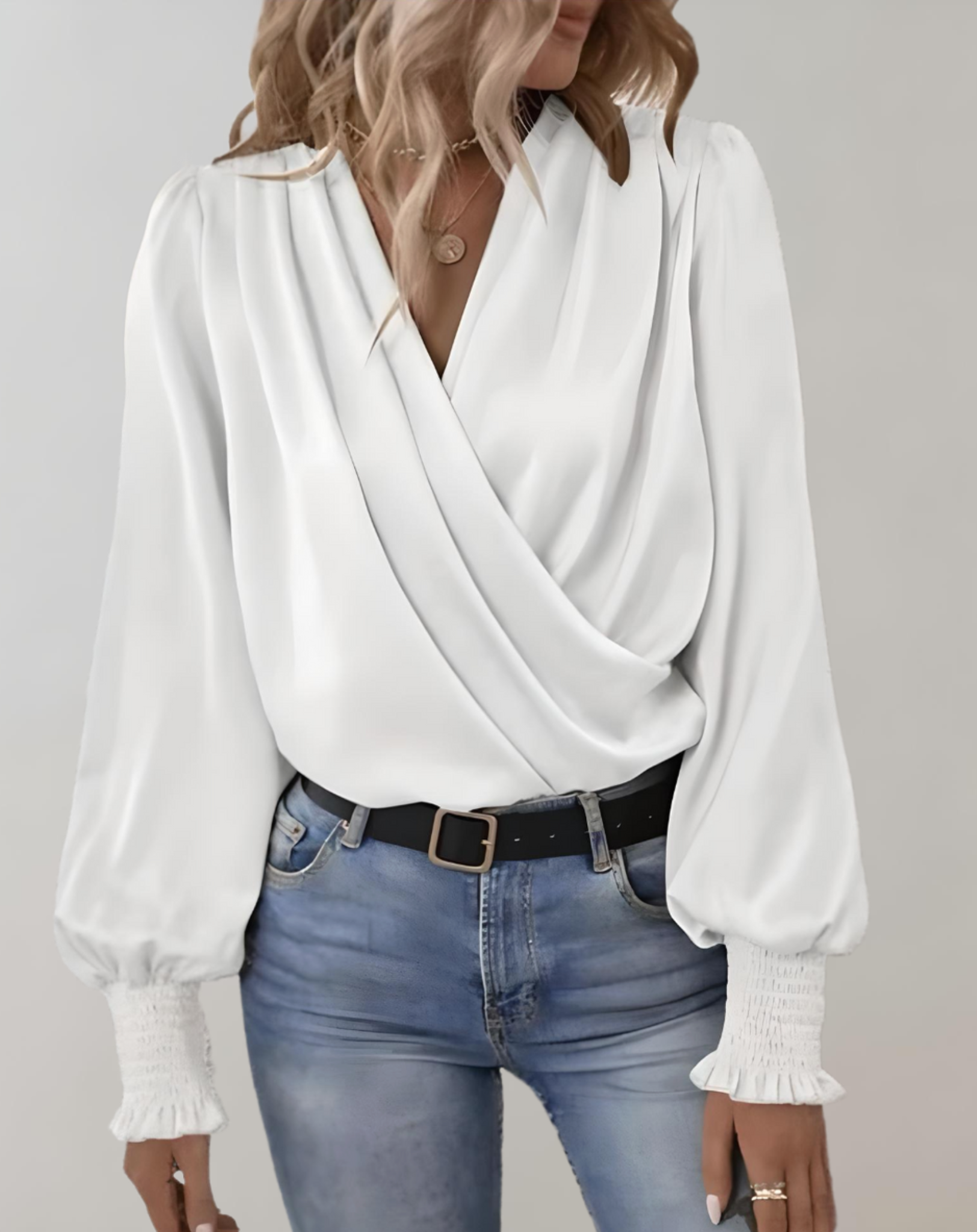 Adrianna | Elegant långärmad blus