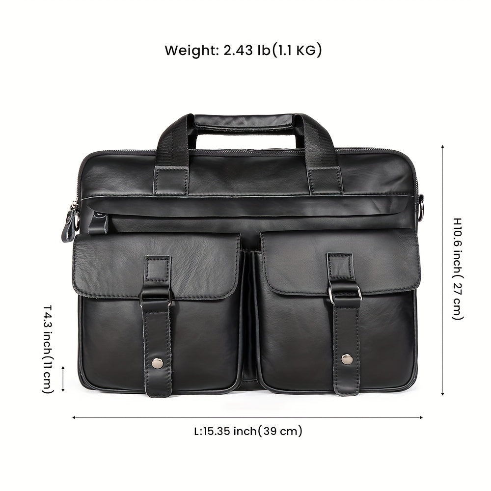 Leo | Stor kapacitet Crossbody Messenger laptopväska