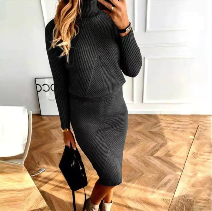 Kristel | Stilfullt tvådelat set med topp och kjol