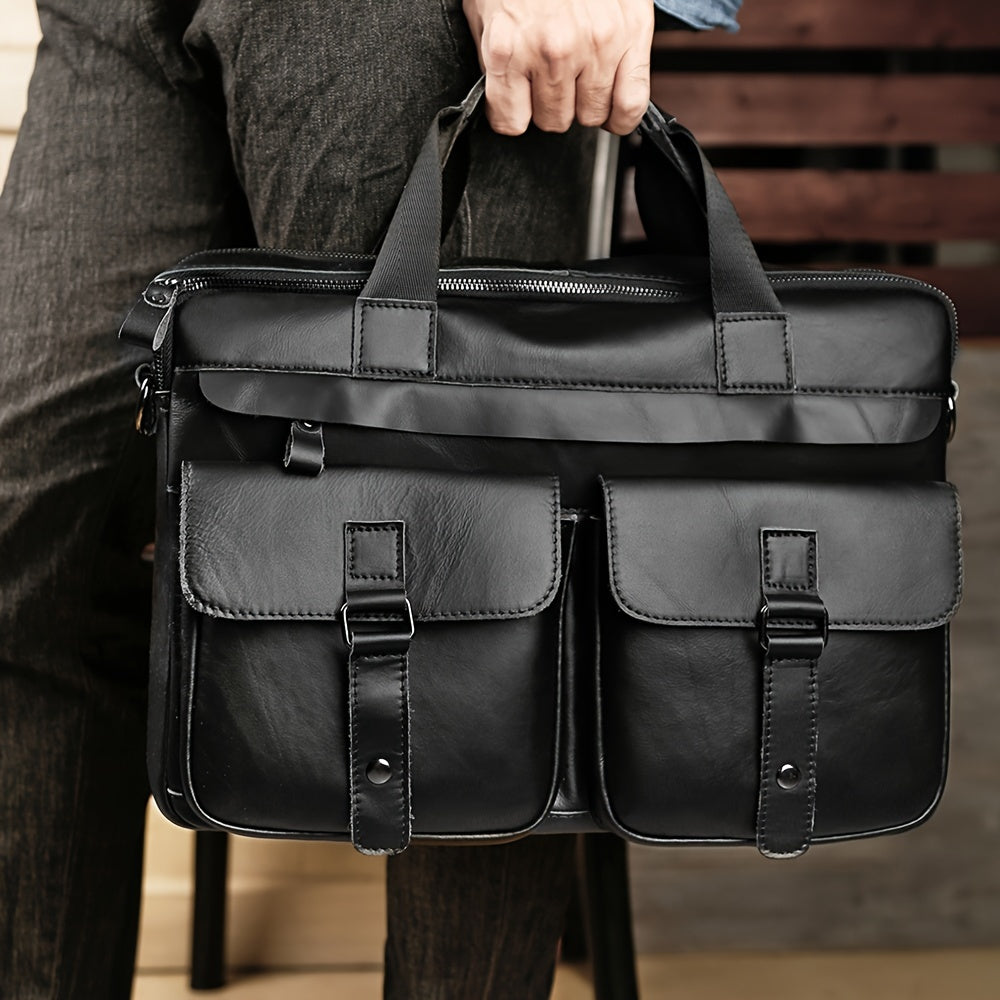 Leo | Stor kapacitet Crossbody Messenger laptopväska