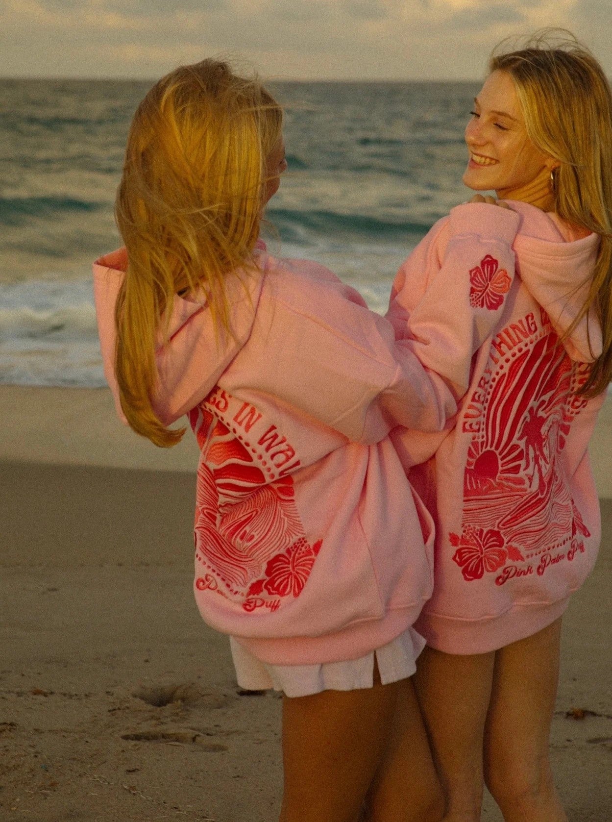 SUNSET | Damen Mysig Hoodie
