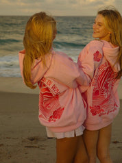 SUNSET | Damen Mysig Hoodie