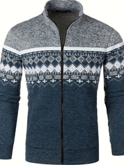Herren Retro-Cardigan aus elegantem elastischen Jersey FRANCHI
