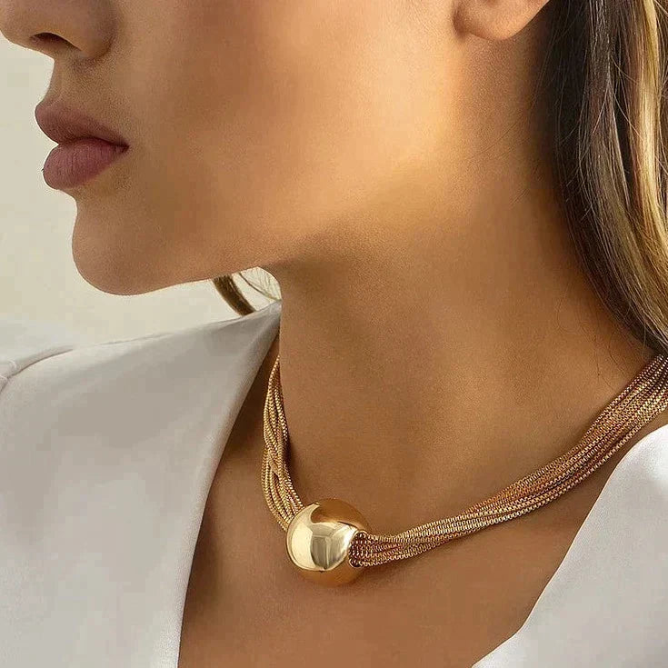 Greta | Glänsande halsband för elegant stil