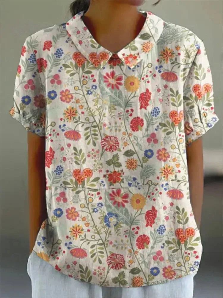 FLORA | Hemd mit Blumendruck