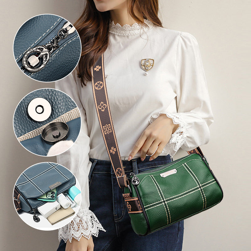 Sophie | Kompakt trippel-zip crossbodyväska