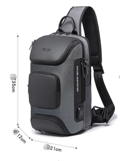 Bange Fashion anti-stöldsling-ryggsäck för män eller kvinnor