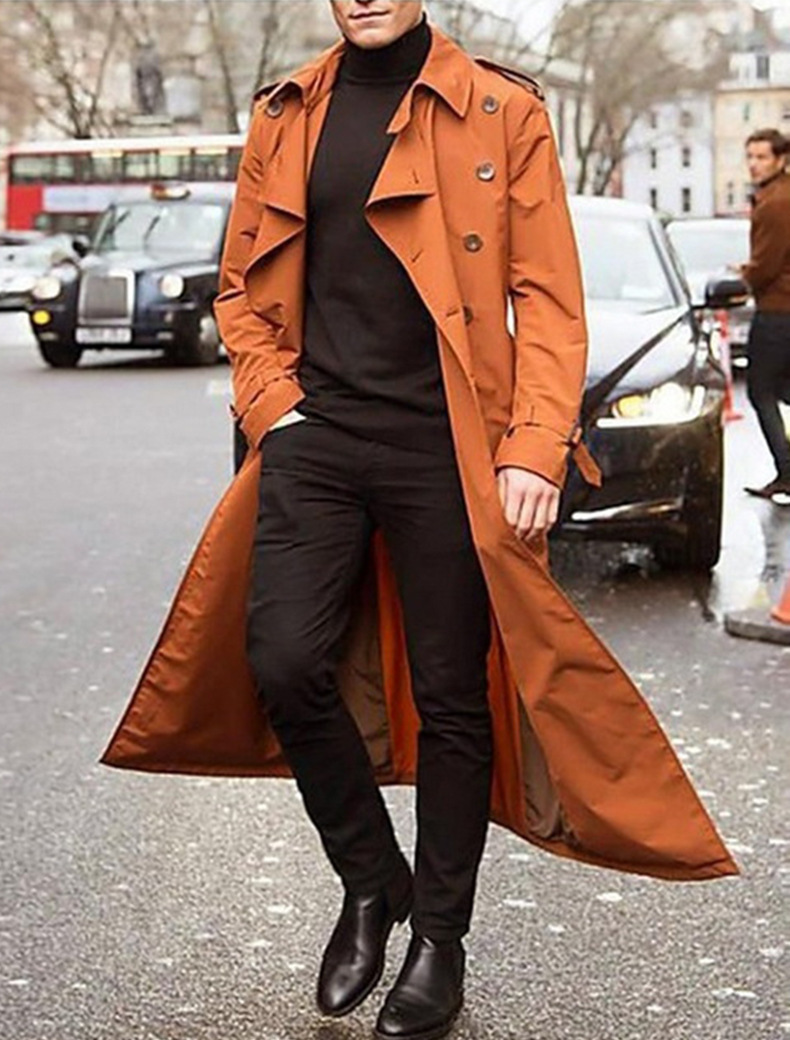 Simon | Modern herrtrenchcoat med enkel design